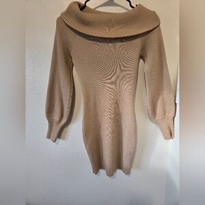 Elegant Tan Women's Sweater